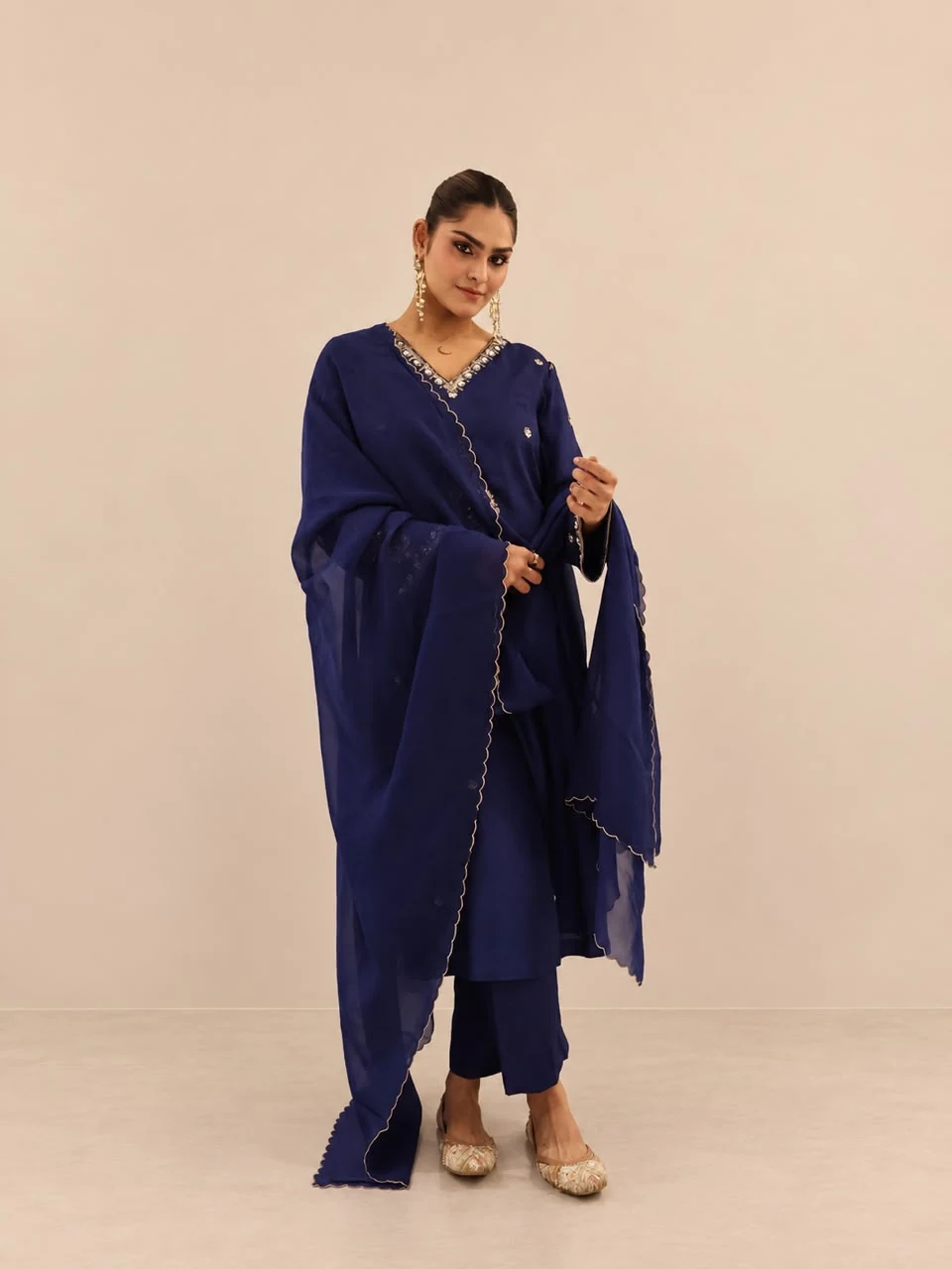 Royal blue KIA’S kurta set